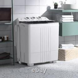 Twin Tub Washing Machine Portable Laundry Machine with 4.5 kg Washer &1.5 kg Dryer