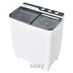 Twin Tub Washing Machine Portable Laundry Machine with 7.5 kg Washer & 3 kg Dryer