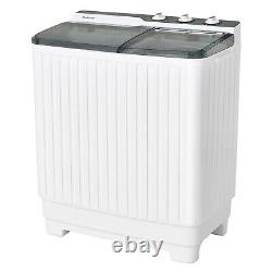 Twin Tub Washing Machine Portable Laundry Machine with 7.5 kg Washer & 3 kg Dryer