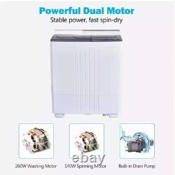 Twin Tub Washing Machine Portable Laundry Washer Machine 4.5KG Washer +1.5KG Dry