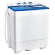 Twin Tub Washing Machine Portable Laundry Washer Machine 6.5kg Washer+2kg Dryer