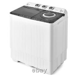 Twin Tub Washing Machine Portable Laundry Washer Machine 6.5KG Washer+2KG Dryer