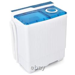 Twin Tub Washing Machine Portable Laundry Washer Machine 6.5KG Washer-Blue