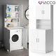 Vicco Washing Machine Cabinet Liana White Bathroom Cabinet Tall Cabinet Bathroom