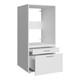 Wade Logan Cabinet For Dryer On Washing Machine In White With Additional Flip Up
