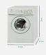 Zanussi Compact 50cm Wide Washing Machine Zwc1301 3kg 1300rpm