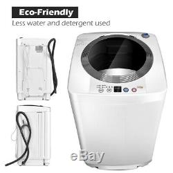 2 In 1 Compact Automatique Washing Machine Autoportante À Chargement Spin & Dry 3,5 KG