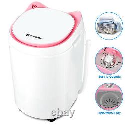 3kg Pink Portable Washing Machine Compact Mini Laundry Laveuse Baby Lingerie Dortoir
