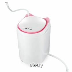3kg Pink Portable Washing Machine Compact Mini Laundry Laveuse Baby Lingerie Dortoir