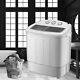 8.4 Kg Automatic Washing Machine Timer Twin Tub Load Laundry Laveuse Spin Dryer