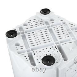 Blanc 4.6 KG Mini Machine À Laver Portable Lave-linge Compact Séchoir À Spin Bébé