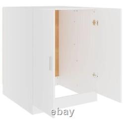 Cabinet de Machine à Laver pour Salle de Bain, Rangement de Buanderie avec Porte