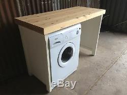 Double Rustique Pine Gap Appliance Logement Sèche-linge Lave-vaisselle Couverture