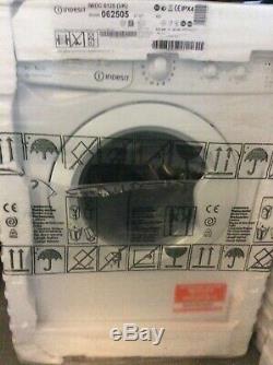 Indesit Eco Temps Washing Machine Iwd6125 6 KG / 5 KG Lave-linge 1200 Rpm. Nouveau