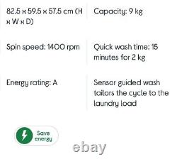 KENWOOD KIW914W23 Lave-linge Intégré 9 kg 1400 Tr/min / ÉNERGIE A