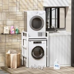 Kit d'empilage pour sèche-linge, kit d'empilage pour machine à laver avec support coulissant.