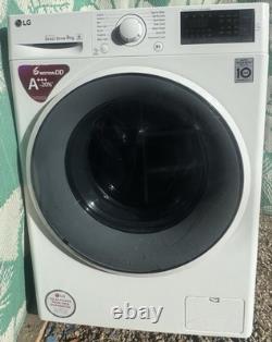 LG 1400 W5J6VN0WW Machine à laver blanche à essorage 9 kg