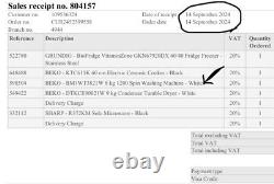 Lave-linge BEKO 8 kg 1200 tours/minute blanc