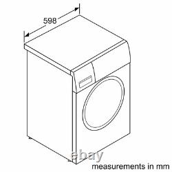 Lave-linge BOSCH Série 4 Eco Silence Drive 8kg Tambour Blanc