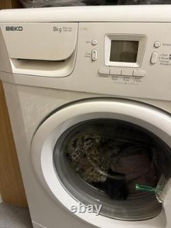 Lave-linge Beko 8 kg Blanc Bon Fonctionnement Bonne Qualité Poignée de Porte Cassée