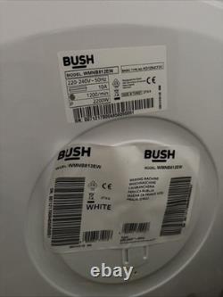 Lave-linge Bush 8 kg, 1200 tours/min, WMT0812EW, blanc