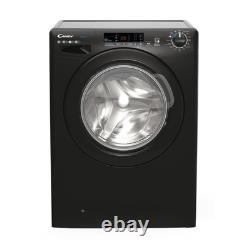 Lave-linge Candy Smart 10 kg 1400 tr/min noir, Wi-Fi, vapeur et lavage rapide 14 min