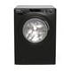 Lave-linge Candy Smart 10 Kg 1400 Tr/min Noir, Wi-fi, Vapeur Et Lavage Rapide 14 Min