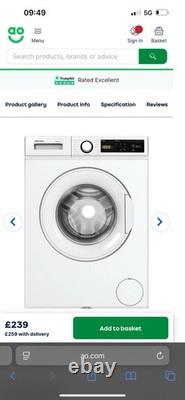 Lave-linge Electra WA1451CT1W 8kg avec 1400 tours par minute Lave-linge Electra WA1451CT1W 8kg avec 1400 tours par minute