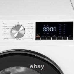 Lave-linge ElectriQ 10 kg 1400 tr/min Vapeur Lavage Rapide Moteur Inverter Classe A