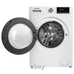 Lave-linge ElectriQ 10 kg 1400 tr/min Vapeur Lavage Rapide Moteur Inverter Classe A
