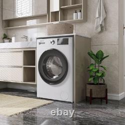 Lave-linge ElectriQ 10kg 1400rpm Vapeur Lavage Rapide Moteur Inverter Classe A