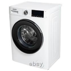 Lave-linge ElectriQ 8 kg 1400 tr/min blanc vapeur lavage rapide silencieux classe A