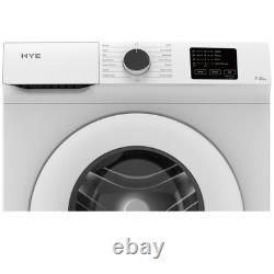 Lave-linge HYE 7kg 1200tr/min Autonome Étroite Blanche Ouvert (À lire)