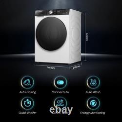 Lave-linge Hisense 5 Series 10,5 kg 1400 tr/min Blanc WF5S1045BW