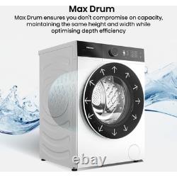 Lave-linge Hisense WF5I9043BWFS 9Kg Blanc 1400 RPM Classe A