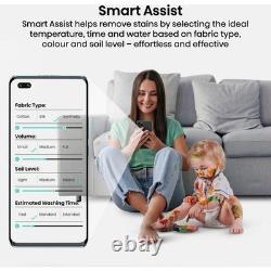 Lave-linge Hisense WF5I9043BWFS 9Kg Blanc 1400 RPM Classe A