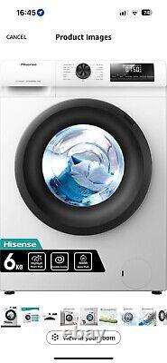 Lave-linge Hisense WFQP7012EVM 7Kg Blanc 1200 RPM Classe C