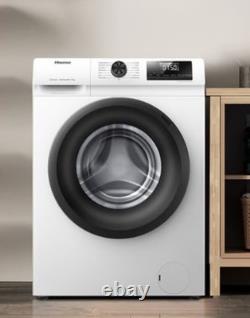 Lave-linge Hisense WFQP9014EVM 9Kg 1400 RPM Classe C Blanc Inverter Vapeur