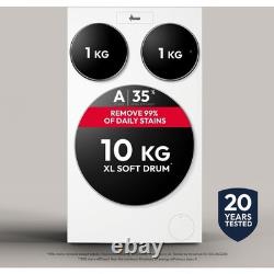 Lave-linge Hoover HMQD 410CBL9-80 10Kg Blanc 1400 RPM Classe A