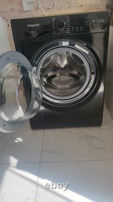 Lave-linge Hot Point 7 kg Noir Bon État 2 Ans D'Âge