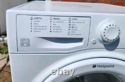 Lave-linge Hotpoint 8 kg Couleur blanche ? ++ Efficacité énergétique 1400 tours/minute
