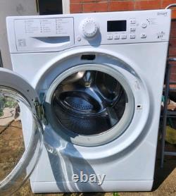 Lave-linge Hotpoint 8 kg Couleur blanche ? ++ Efficacité énergétique 1400 tours/minute