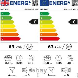 Lave-linge Hotpoint Anti-Tache 8kg 1600tr/min Blanc NSWM864CWUKN