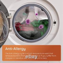 Lave-linge Hotpoint AntiStain 10 kg avec vapeur, blanc