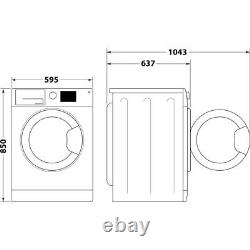 Lave-linge Hotpoint NSWA 946 WW UK 9Kg Blanc 1400 RPM Classe A