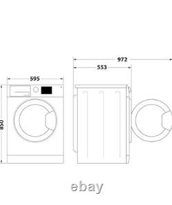 Lave-linge INDESIT Water Balance+ MTWC 71252 W UK 7 kg 1200 tours/min Blanc