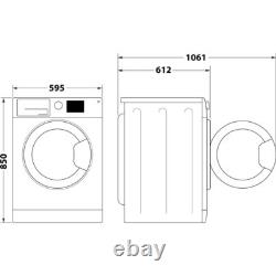 Lave-linge Indesit BWE 91496X WV UK 9Kg Blanc 1400 RPM Classe A