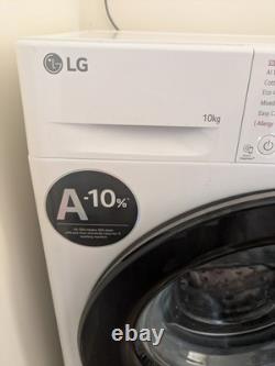 Lave-linge LG 10 kg. Âgé de 9 mois. Garantie de 15 mois. Plan de soin de 2 ans.