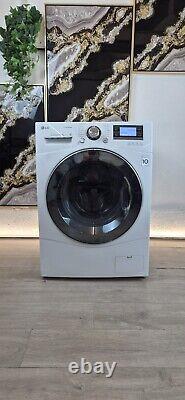 Lave-linge LG F1495KDS à vapeur, moteur à entraînement direct, 11 kg, 1400 tr/min, blanc