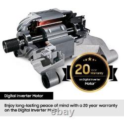 Lave-linge Samsung WW80CGC04DAE 8 kg Blanc 1400 tr/min Classe A